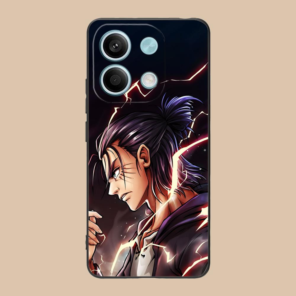 Матовый ТПУ чехол для мобильного телефона AOT Eren Yeager для POCO M7 M6 M5 M4 M3 X7 X6 X5 X4 X3 Pro GT 5G, цветная печать