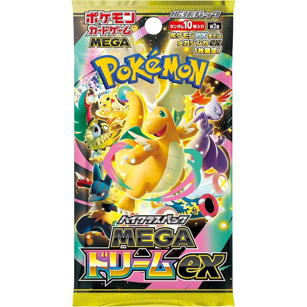 Pokemon Mega Dream EX Box High-Class Pack Trading Card Game Collectible