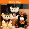 Hat Witch Halloween Teddy Bear Plush Toy Stuffed Doll Bedroom Decoration 28cm