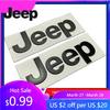 For Jeep For JEEP Wrangler Grand Cherokee Compass Renegade JK JL Patriot Rubicon Rear Trunk Decals  ABS Car Front Hood