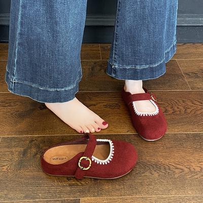 Французская сумка голова полутапочки женская верхняя одежда 2025 лето новая красивая с юбкой крутые тапочки модная универсальная обувь