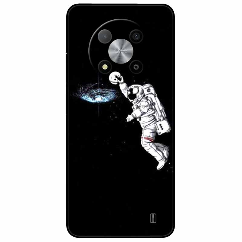 For ZTE Blade A73 5G Case Silicone Tiger Cat TPU Black Bumper Para for ZTE BladeA73 A73 5G Phone Cover Soft Protective Coque