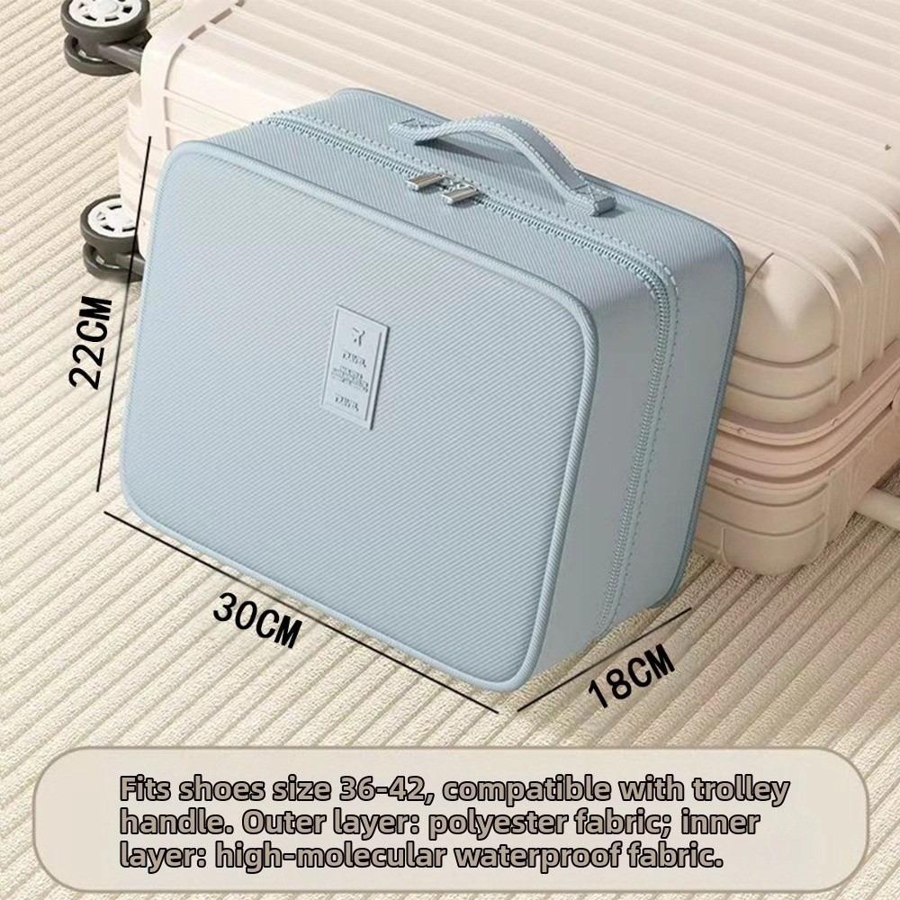 Zipper Travel Shoe Bag Multi-layer Storage Box Sneakers Storage Bag  Store 4 Pairs of Shoes