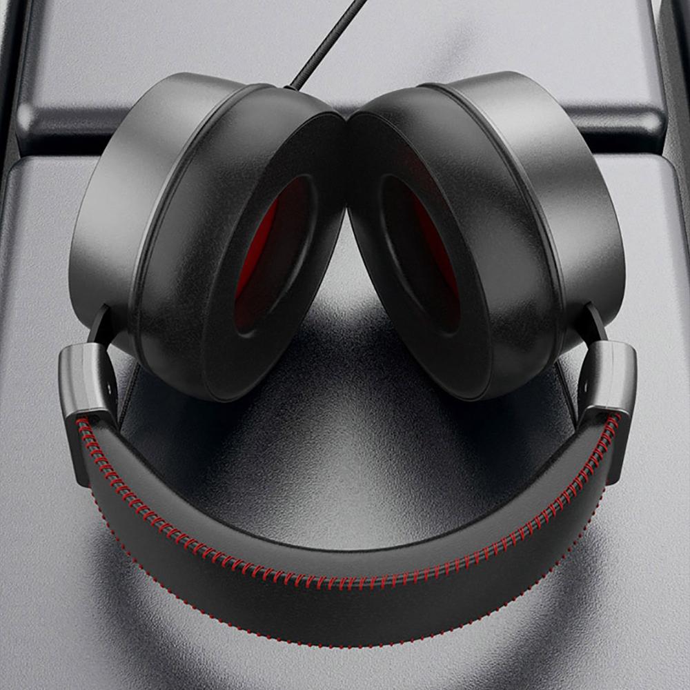 Безболезненное высокое качество звука, стереофонические проводные наушники с сабвуфером, стереокарта, спортивные компьютерные игровые гарнитуры