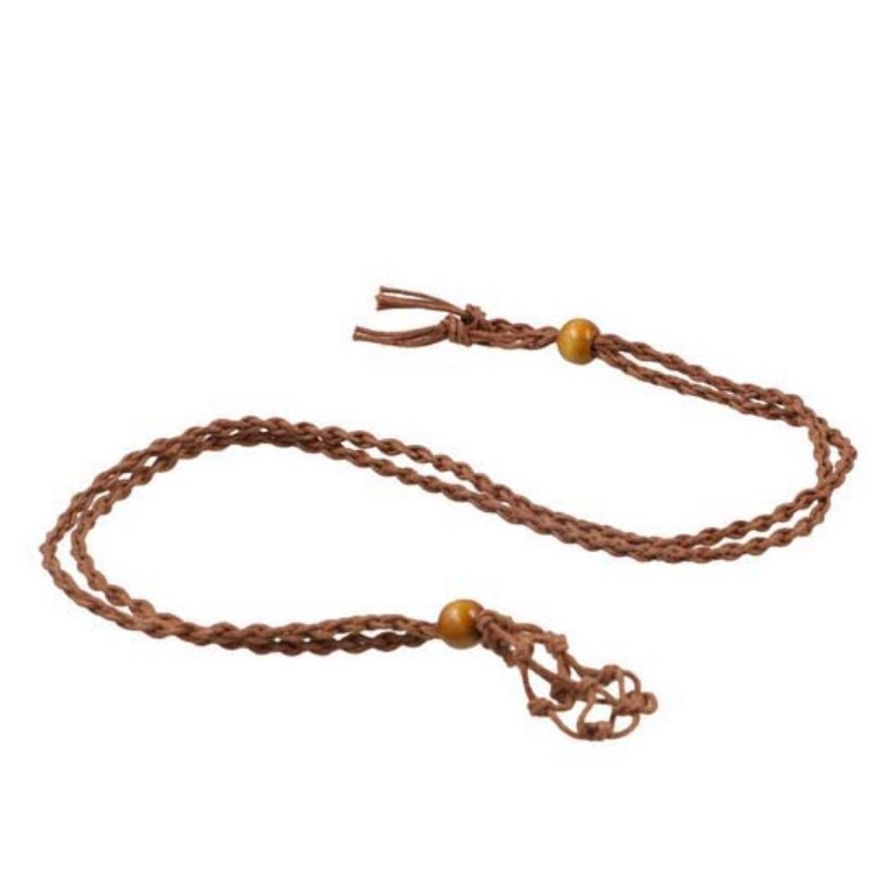 Плетеный шнур для ожерелья DIY Плетеный шнур для ожерелья Сетка Мешочек Подвеска Держатель для хрустального ожерелья Браслет