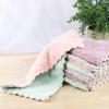 Tableware Household Microfiber Kitchen Scouring Pad Non-stick Oil Rags Clean Cloths Cleaning Towel