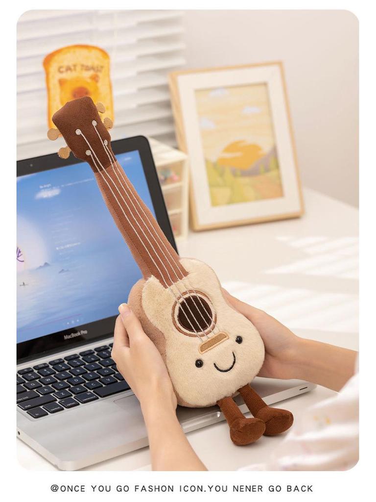 Очаровательная плюшевая кукла-гитара укулеле, реквизит для фото