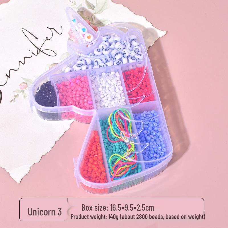 Игрушки из бисера ручной работы: Набор для изготовления украшений для девочек «Сделай сам» с креативными браслетами и ожерельями-пазлами