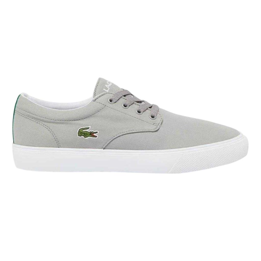 Lacoste Mens Canvas Grip Flat Trainers