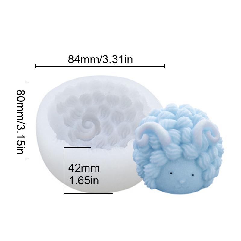 Silicone Soap Candle Mold Creative Cartoon Home Supplies Multiple Styles Washable Gifts DIY Aromatherapy Durable Accessories