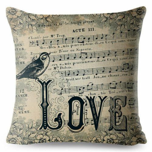 European Vintage Gothic Style Cushion Cover Flowers Print Throw Pillows Cases