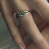 aora CURVE LAYERED RING #0002