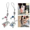 Stylish Fish Pendant Mobile Charm Fashion Forward Keyring Pendant Elegant Fish Water Bag Keyrings Phone Accessory