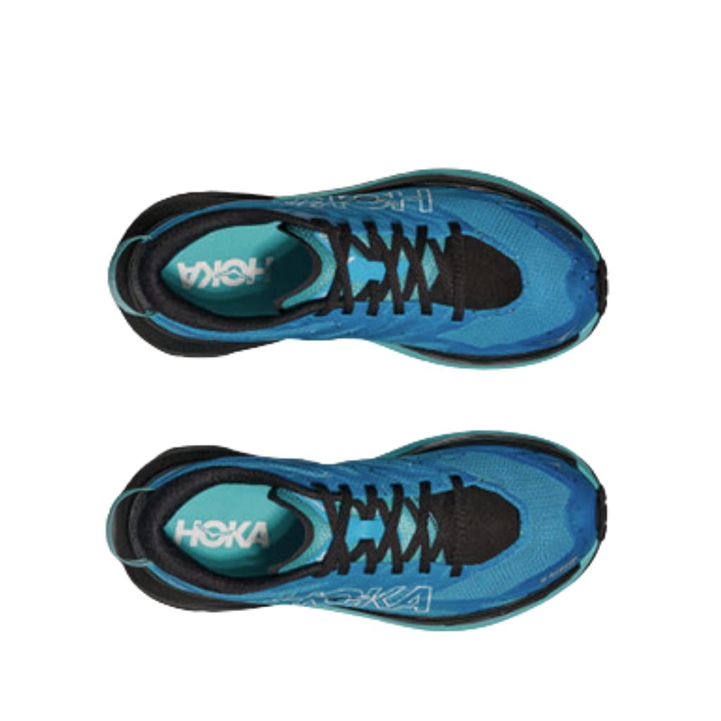 HOKA Mafate 5 Небесно-голубые женские кроссовки Черные 1168723-SWRD