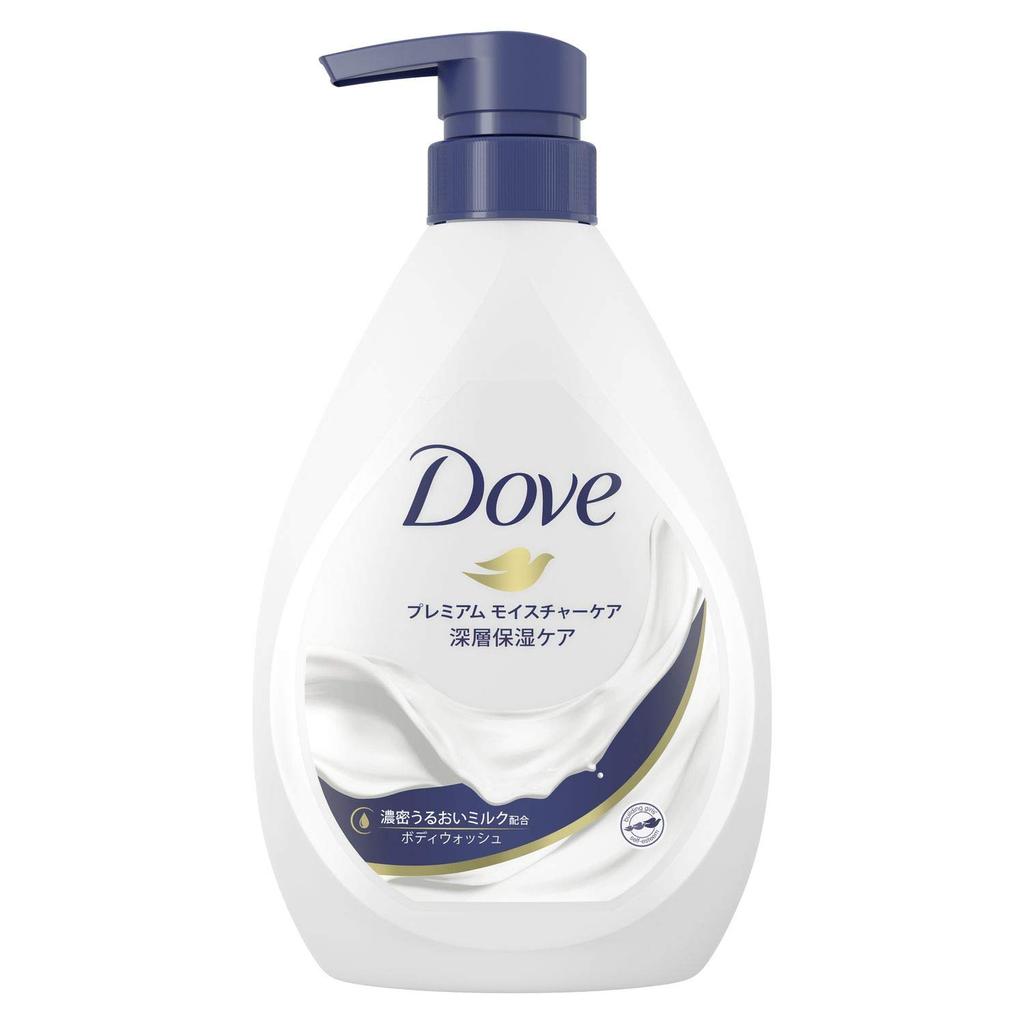 Dove Body Wash Premium Moisture Care Pump 500g Body Soap Single Item Floral Type
