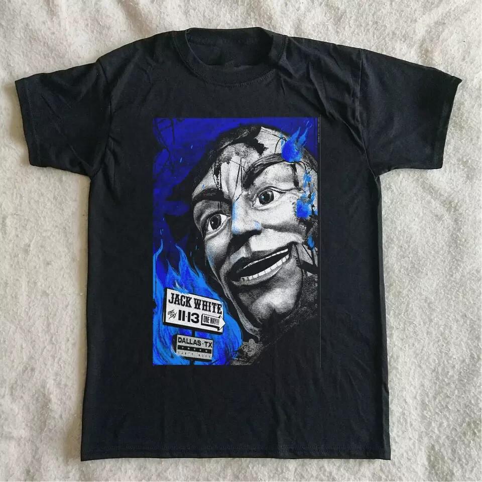 Футболка Jack White At Trees в Далласе, Техас, Полный размер S-4XL, Унисекс