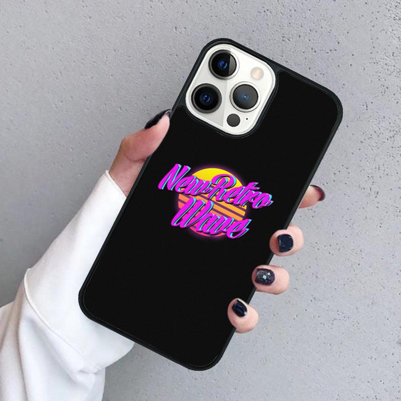Retrowave Neon 80's Phone Case For iPhone 17 Air 15 16 11 12 13 14 Pro Max Cover For iPhone 17 Air Max Plus coque Fundas
