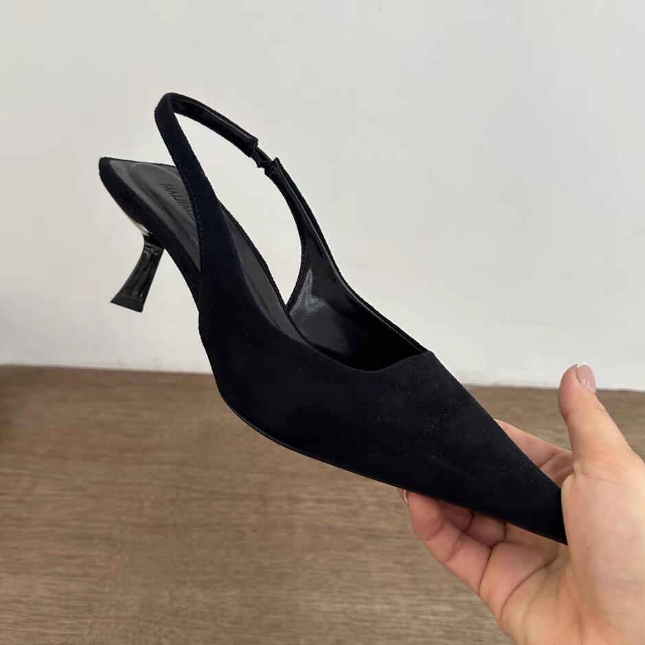 Летние Ретро Слипоны Леопардовые Женские Сандалии Обувь Модные Заостренный Носок Высокий Каблук Стриптиз Вечеринка Дамские Сандалии Красивая Обувь