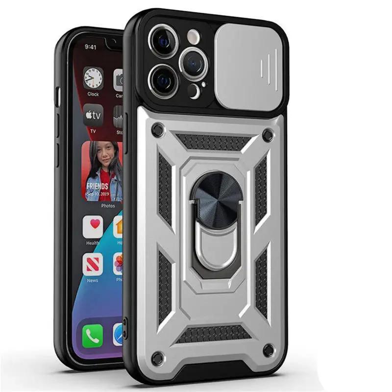 Чехол Armor Shockproof Magnetic Ring Stand Holder для iPhone 13 12 11 14 Pro Max X XR XS Max 12 13 Mini 7 8 Plus 11Pro Back Cover
