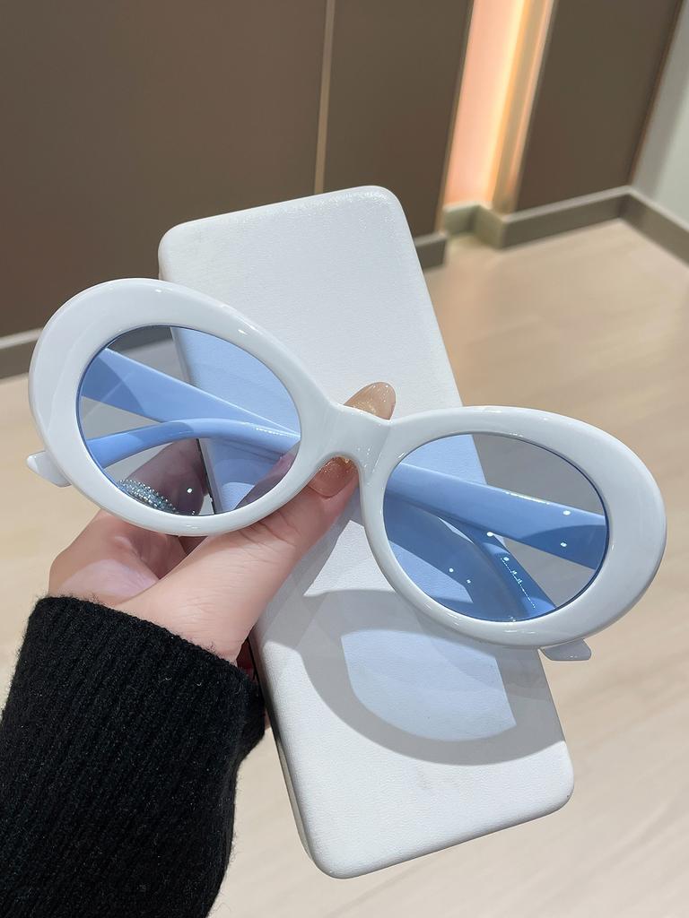 Stylish Women'S Small Frame Oval Sunglasses Latest Cool Multi Color Design Glasses Classic Style Designer Shades Uv400 Protection Eye Wear