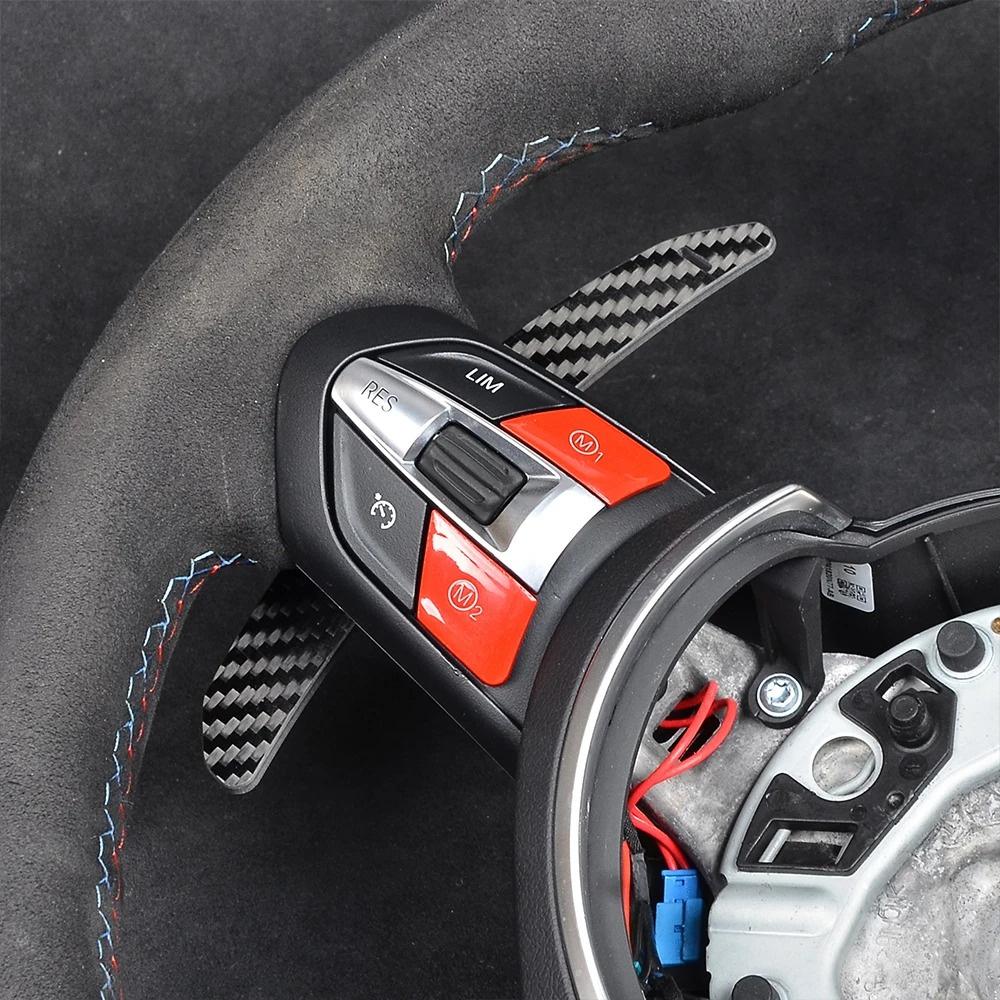 Carbon Fiber Steering Wheel Magnetic Paddle Shifter For BMW F20 F30 F10 F80 F82