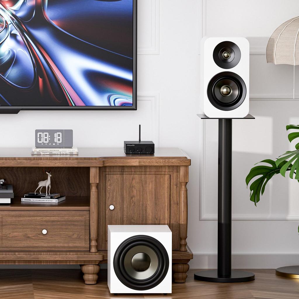Nobsound G3 Мини-стереоусилитель Bluetooth 55 Вт x2 с чипом TPA3116, усилитель 5.0, регулировка басов/высоких частот, системы 2.0/2.1,