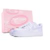 Nike Air Force 1 Slip Resistant Abrasion Resistant Low top Skateboard Shoes Women's Purple DD8959-100(Team897-)
