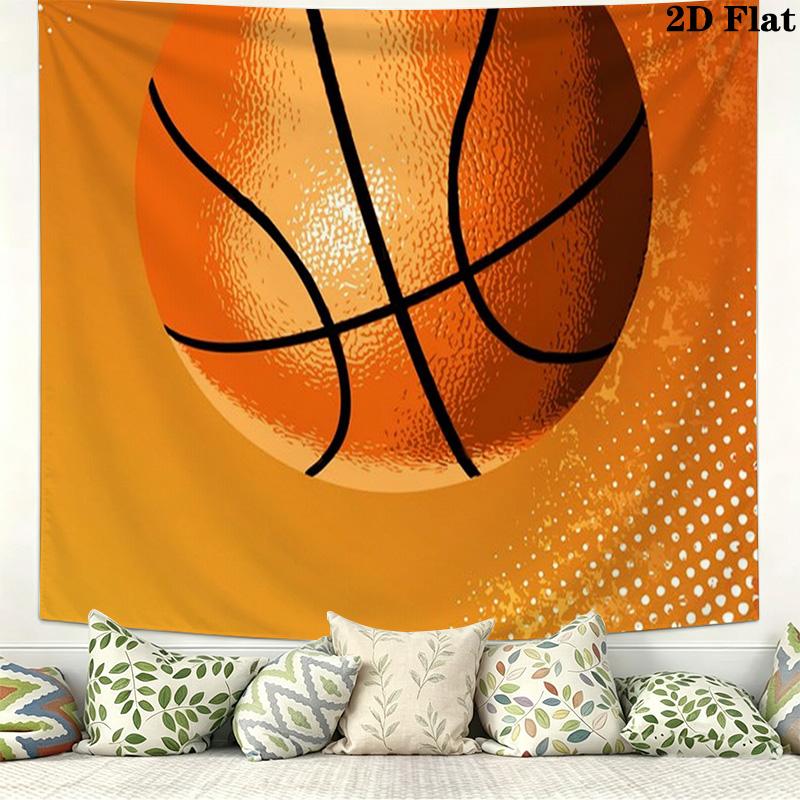 Basketball Pattern Home Decor Tapestry, Wall Hanging, Decorative RV Wall Cloth.MGT0918403