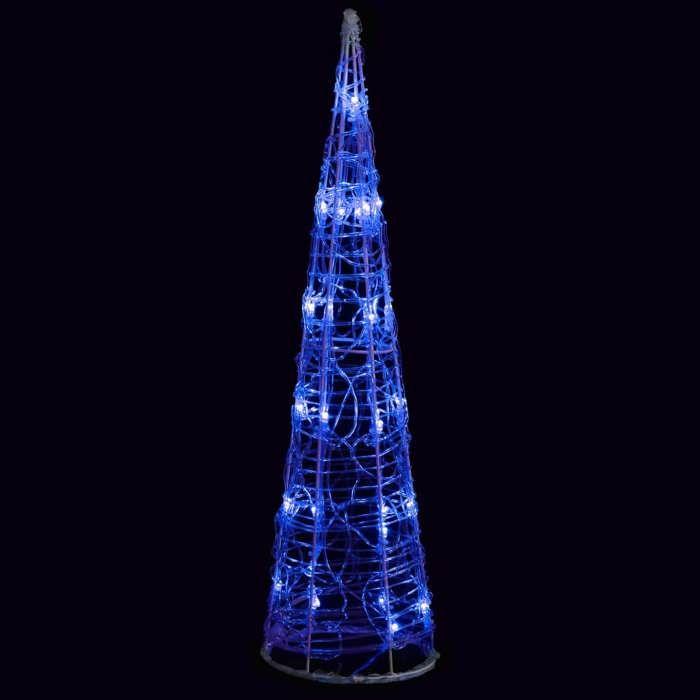 VidaXL Decorative Light Cone Pyramid with LEDs Christmas Decoration Christmas Holidays Garden Patio Outdoor Living Room Bedroom 329799
