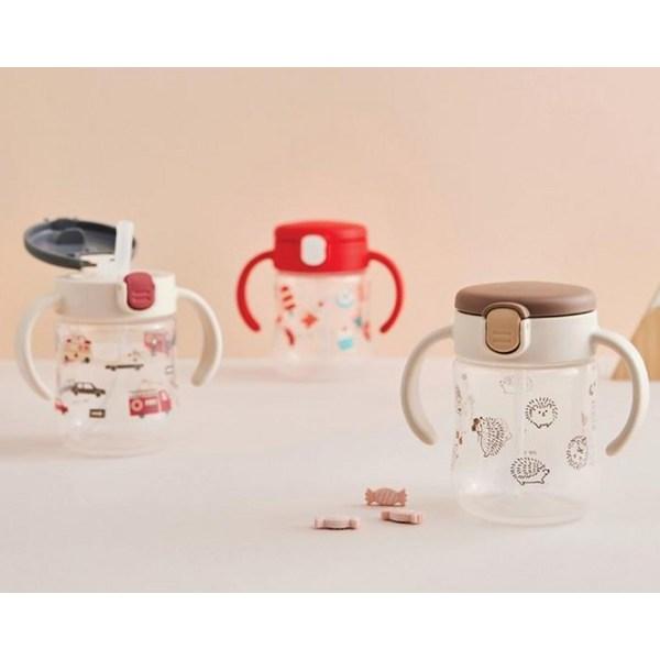 Чашка соломенная Richell TLI SD 200мл, серая, 1 шт.