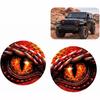 2PCS 3D Stereo Design Car Headlight Decals Car Exterior Decor  for Off-Road Vehicles