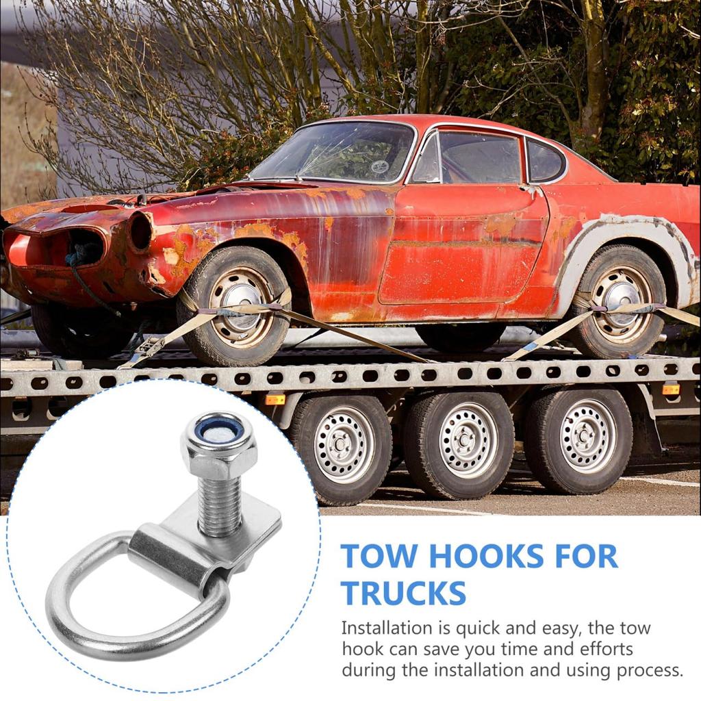 FUNOMOCYA Фаркоп для грузовика Автомобильный буксировочный крюк Сверхмощный буксировочный крюк Буксировочный крюк для прицепа Автомобильный