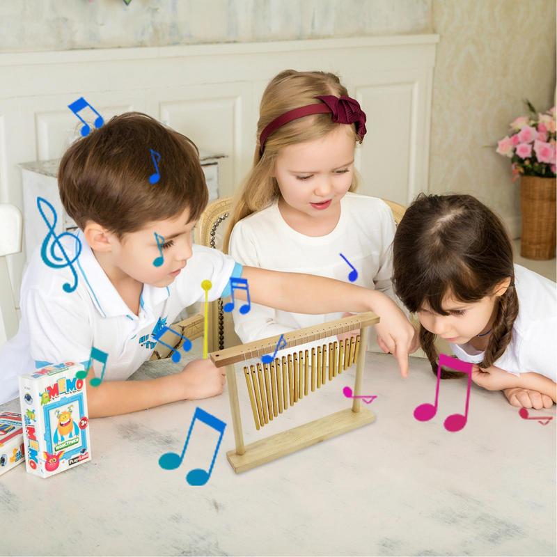 Chime Music Percussion Instrument Percussion Wind Chime Music Instrument With Mallet Single Row Bar Chimes Percussion Instrument