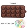 Jelly Pudding Fruit Gummy Candy Silicone Molds Animal Chocolate Cake Baking Tool Mold Ice Resin Mould 3D DIY