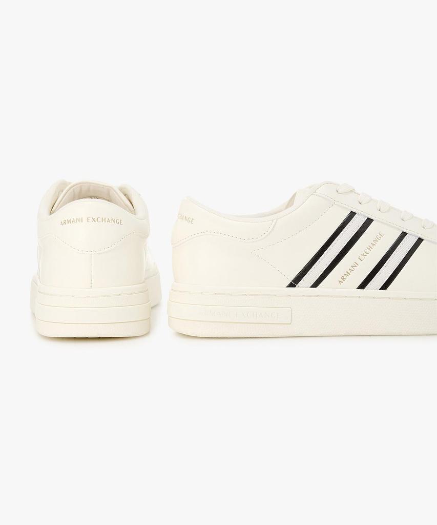 Armani Exchange Men'S Diagonal Logo Sneakers _Off White_A416175001