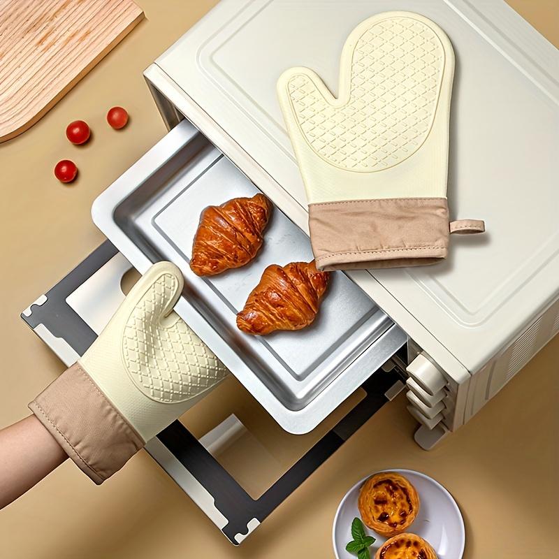 Утолщенные нескользящие и не вызывающие ожогов перчатки для духовки
