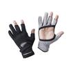 Free Knot Kodenshi Skidless Four-On Gloves, Medium, Black, Y4187-M-90
