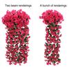 Yousheng Artificial Hanging Violets Faux Violets with Long Vines Realistic Fake Flowers for Home Wall Window Box Wedding Outdoor Garden Arch