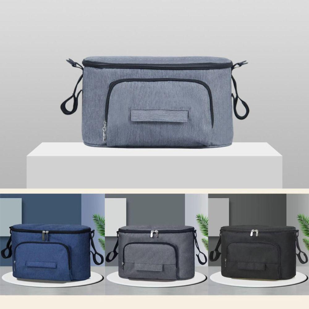 Однотонные сумки-органайзеры для коляски, портативная сумка для подгузников для детской коляски, аксессуары для детской коляски