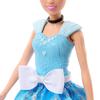 Mattel Disney Princess Secret Dress-Up Cinderella Doll and House with Accessories, Ages 3 and Up, Blue, JCR96
