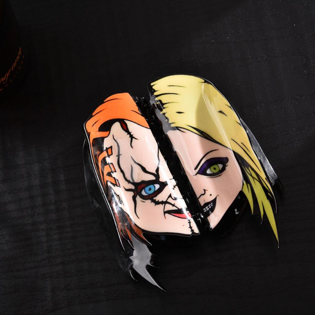 Заколка-краб для волос Meiya 2025 с клоунским лицом - Заколка-акула для прически, головной убор