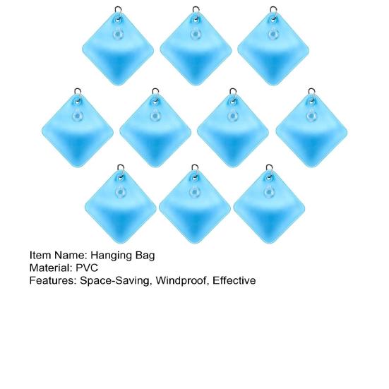 Подвесная сумка для покрытия бассейна, непромокаемые квадратные утяжелители для покрытия бассейна, толстые ПВХ водяные мешки для покрытия надземного бассейна, морозостойкие зимние утяжелители для брезента