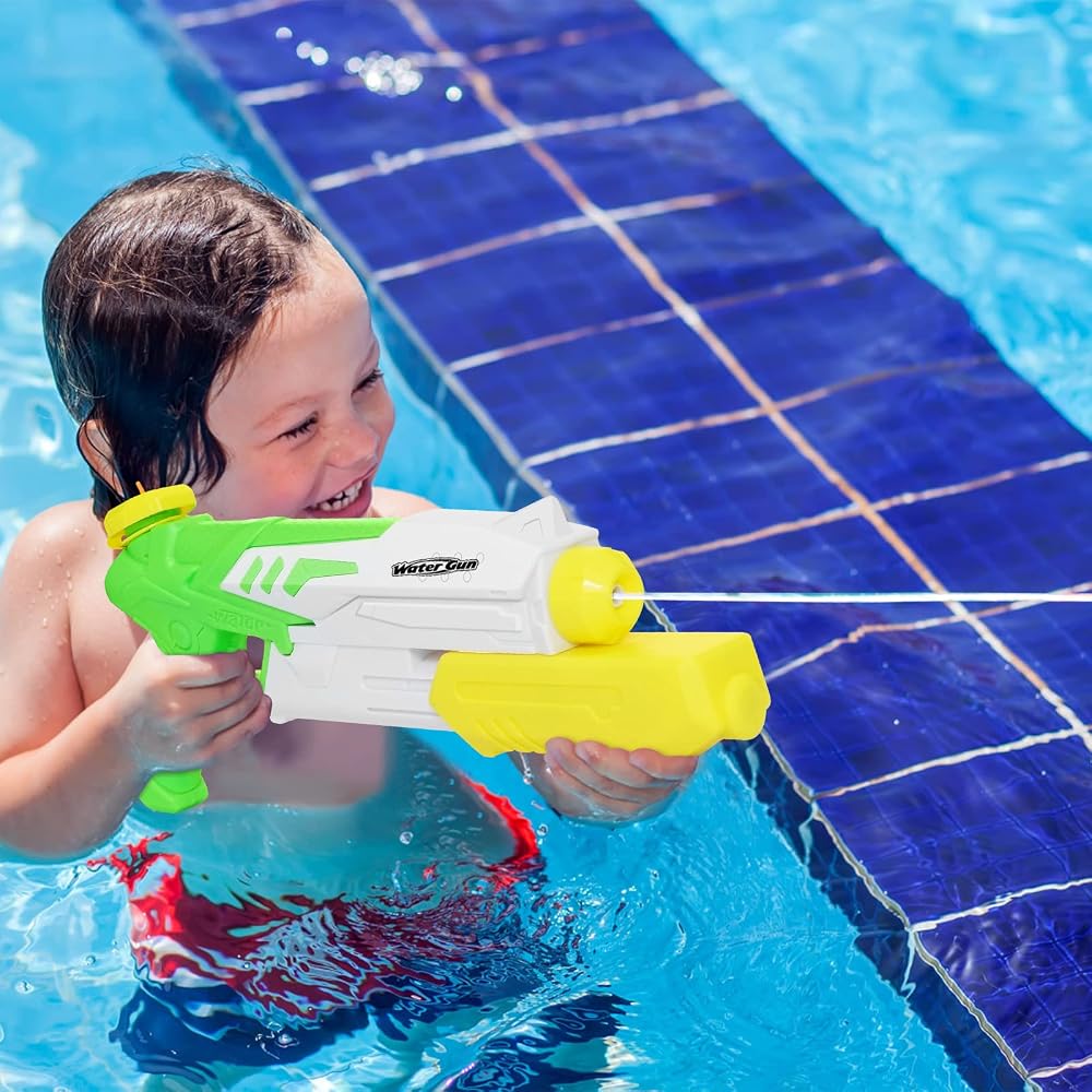 Bici Life Water Blaster 2-Pack, Max Range 10m, 300ml Tank Capacity, Green & White