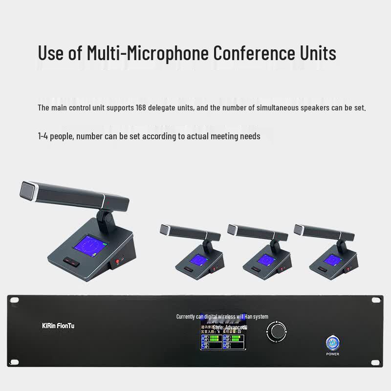 KRFIONTU Wireless Conference Microphone System (CN version)