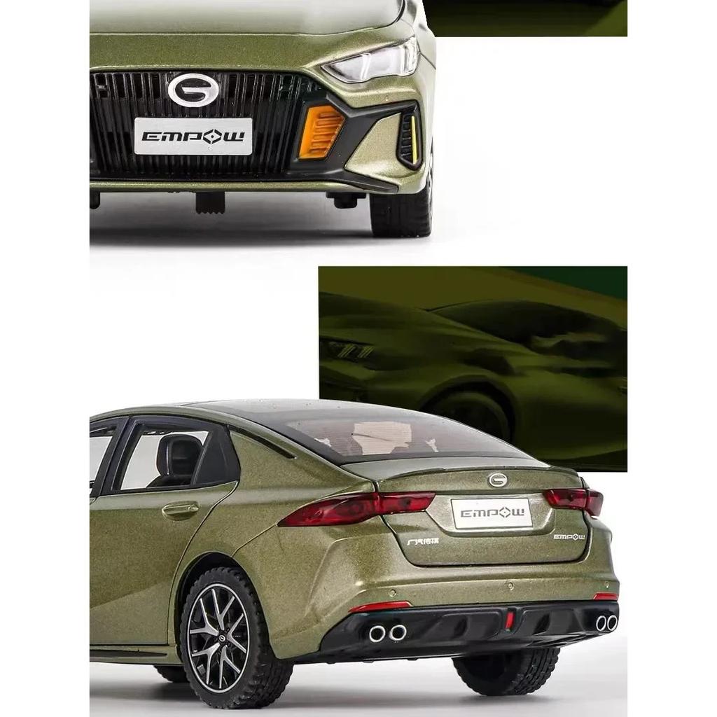 1/24 GAC Motor Trumpchi EMPOW YINGBAO сплав модель игрушечного автомобиля литые металлические литьевые звуковые и световые игрушки для детей транспортное средство