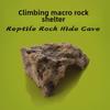 Reptile Rock Cave Hideout for Climbing, Breeding & Landscaping - Perfect for Geckos, Lizards, Tortoises & Horned Frogs