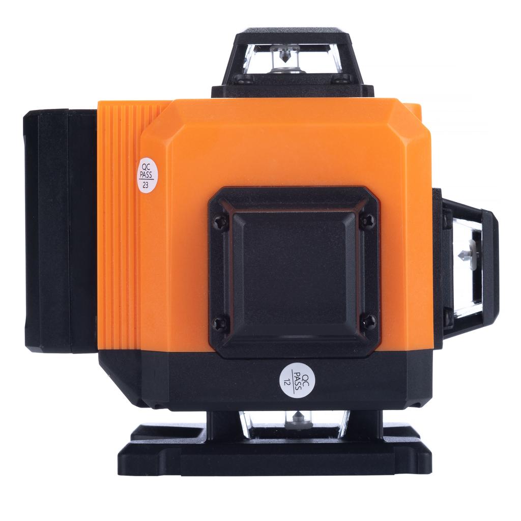 Rosfix Poziomica Laserowa Orange Tiger ROT16L – 16 Linii Laserowych | Zielona Tarcza i Okulary Ochronne | Statyw 43–120 cm