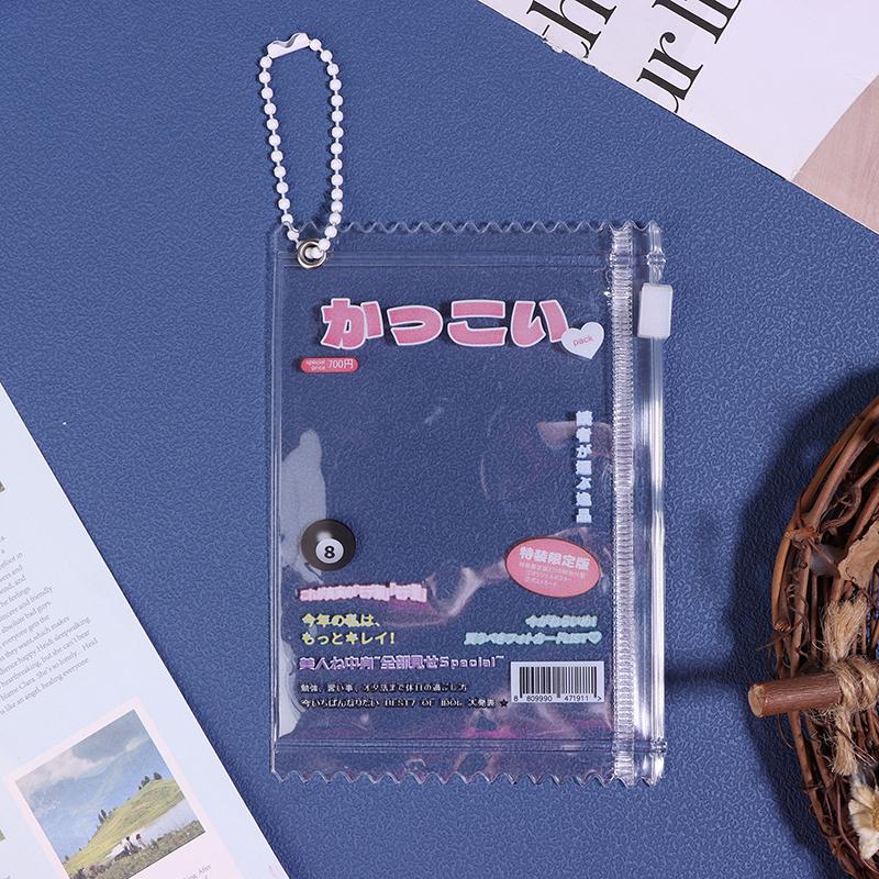1Pc Candy Bar Bag Anime Themed Badge Storage Case Pendant Protective Shell Card Doll Bag