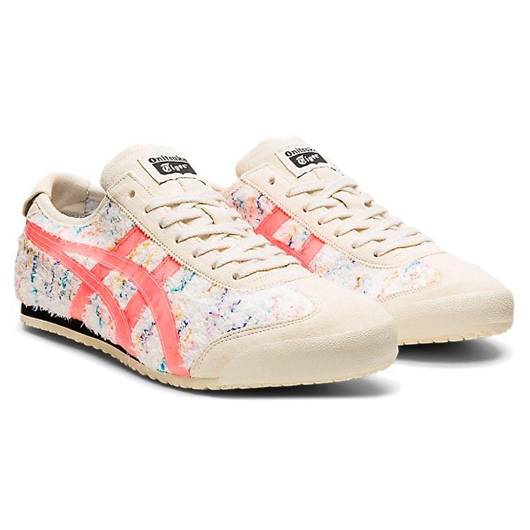 ONITSUKA TIGER Mexico 66 Ткань Замша Классические Спортивные Дышащие Легкие Нескользящие Низкие Повседневные Кроссовки 1183B689-100