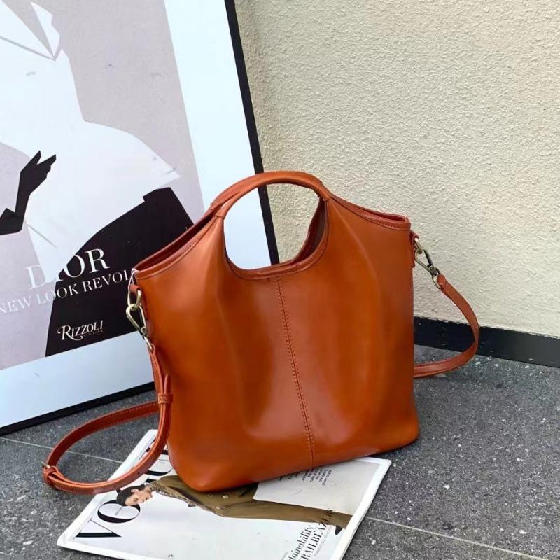 Сумка из натуральной кожи женская сумка большой емкости Premium Sense Bucket Bag Everything Commuter Soft Bag